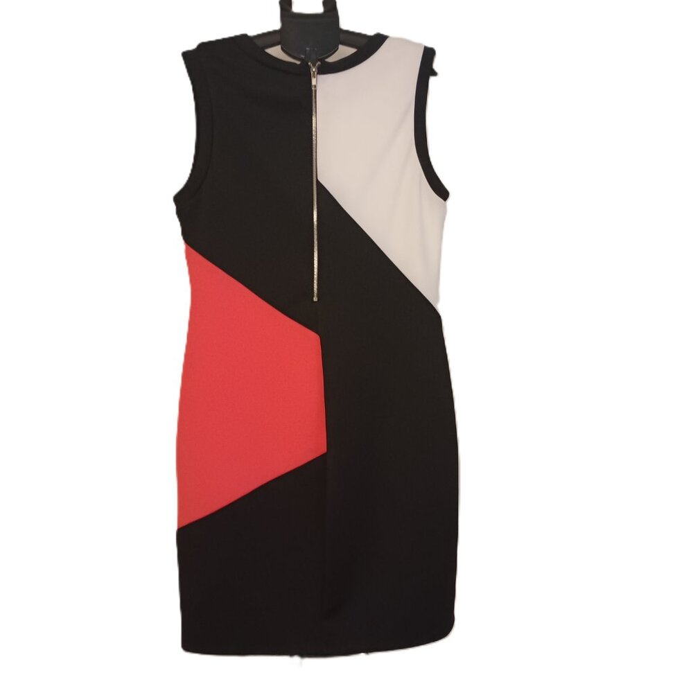 Cynthia Rowley Women’s Business Casual Colorblock Sheath Dress Size 12 - Picture 3 of 13